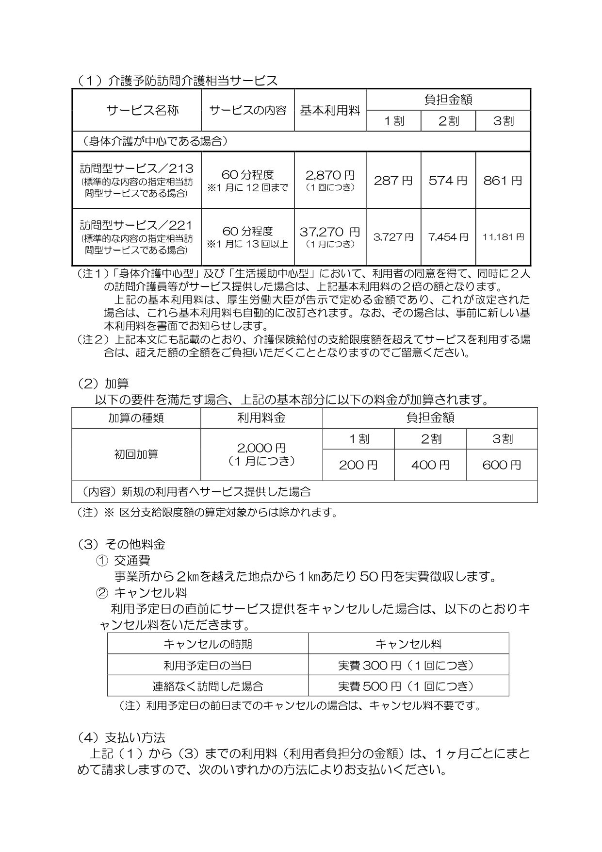 重要事項説明書（介護予防訪問介護相当サービス）_page-0003